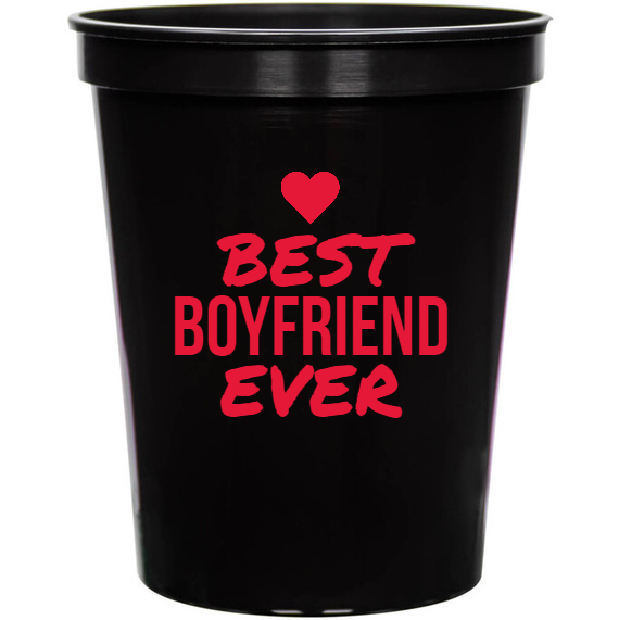 Valentines Day Best Boyfriend Ever 16oz Stadium Cups Style 130184