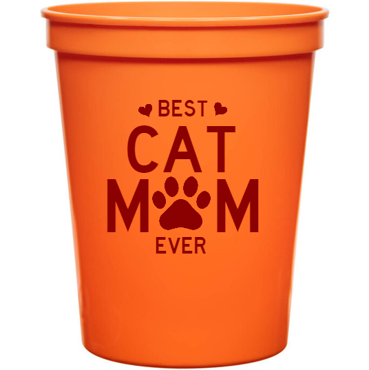 Holidays & Special Events Best Cat M Ever 16oz Stadium Cups Style 133880