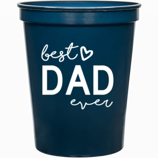 Holidays & Special Events Best Dad Ever 16oz Stadium Cups Style 136376