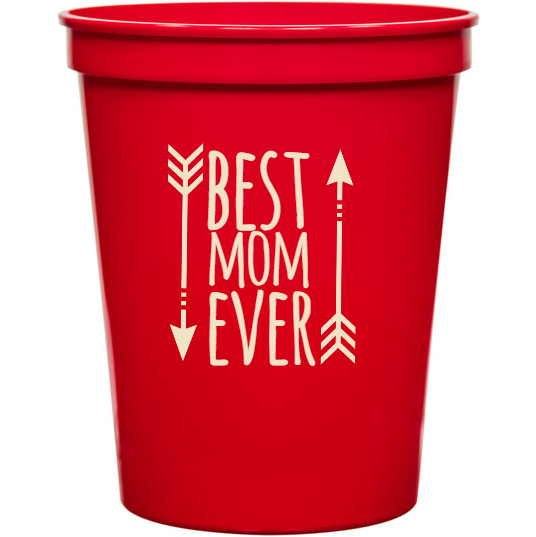 Holidays & Special Events Best Mom Ever 16oz Stadium Cups Style 133802