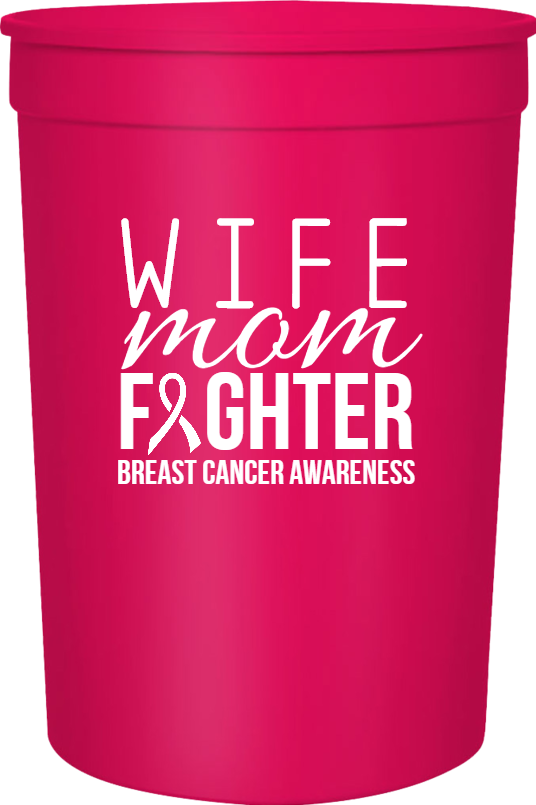 Special Events Breast Cancer Awareness W F Mom Ghter 16oz Stadium Cups Style 123596