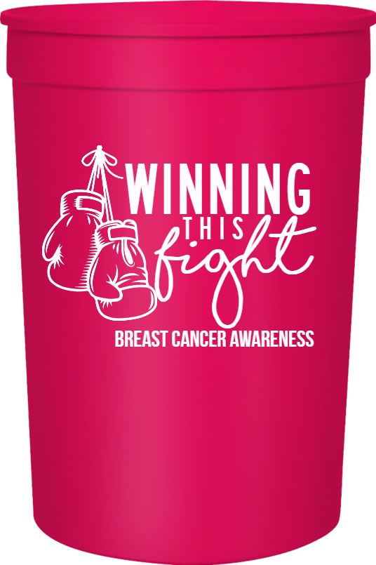 Special Events Breast Cancer Awareness Winning Fight H 16oz Stadium Cups Style 123978