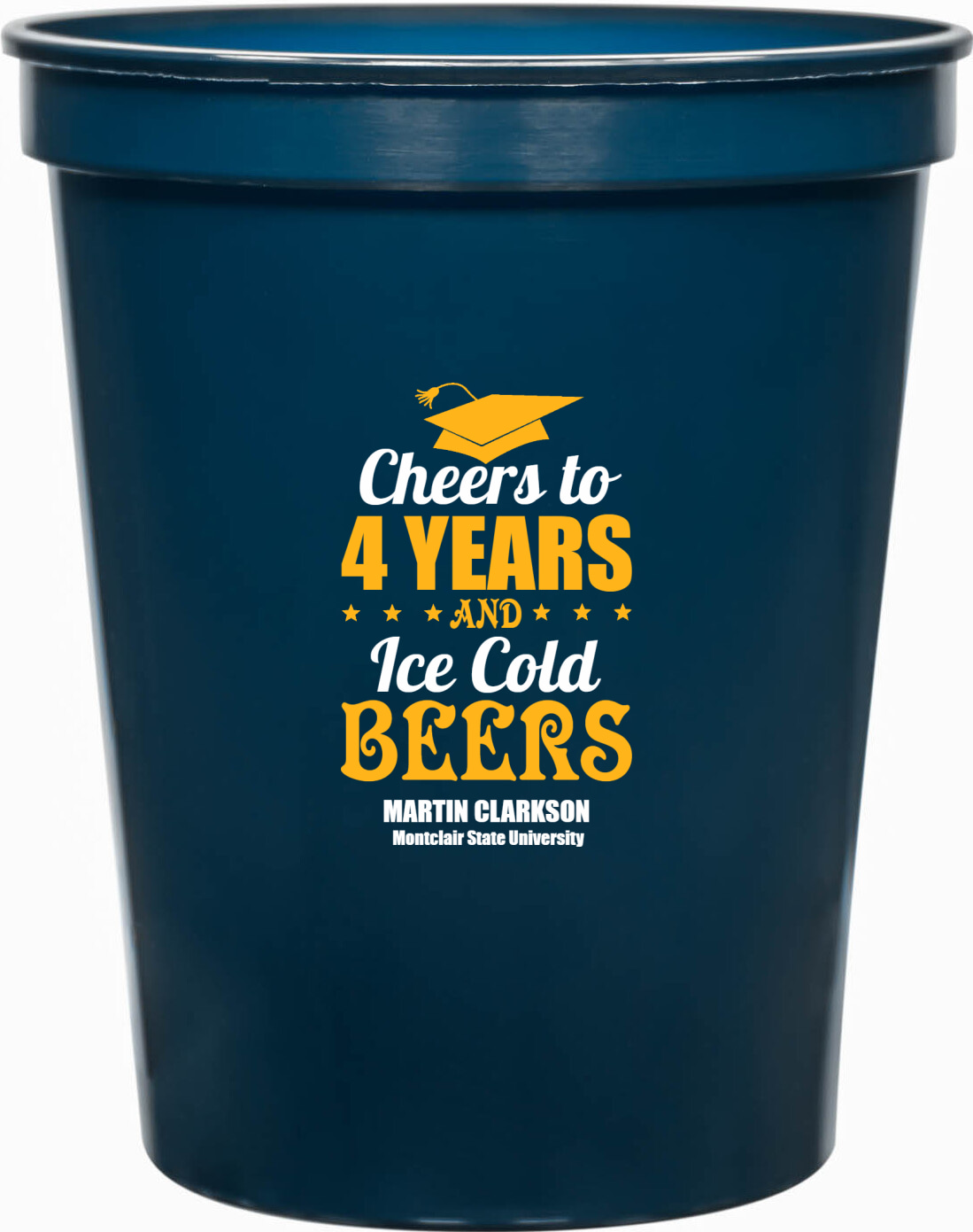 Cheers To 4 Hers Andice Cold Beers Years 16oz Stadium Cups Style 172714