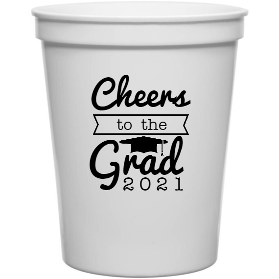 Graduation Cheers To The 2 1 16oz Stadium Cups Style 127342