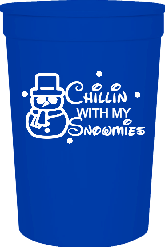 Holiday Chillin With My Snowmies 16oz Stadium Cups Style 126831