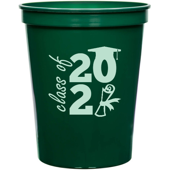 Graduation Class Of 20 2 16oz Stadium Cups Style 127344