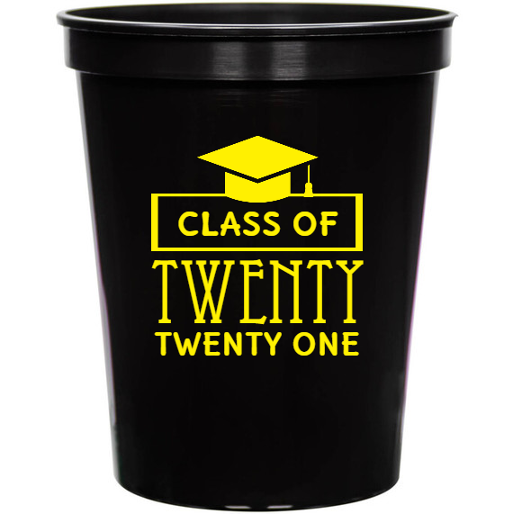 Graduation Class Of Twenty One 16oz Stadium Cups Style 127807
