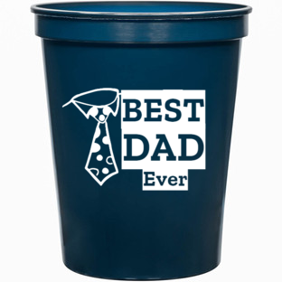 Holidays & Special Events Dad Best Ever 16oz Stadium Cups Style 136315