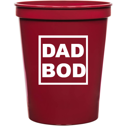 Holidays & Special Events Dad Bod 16oz Stadium Cups Style 135161