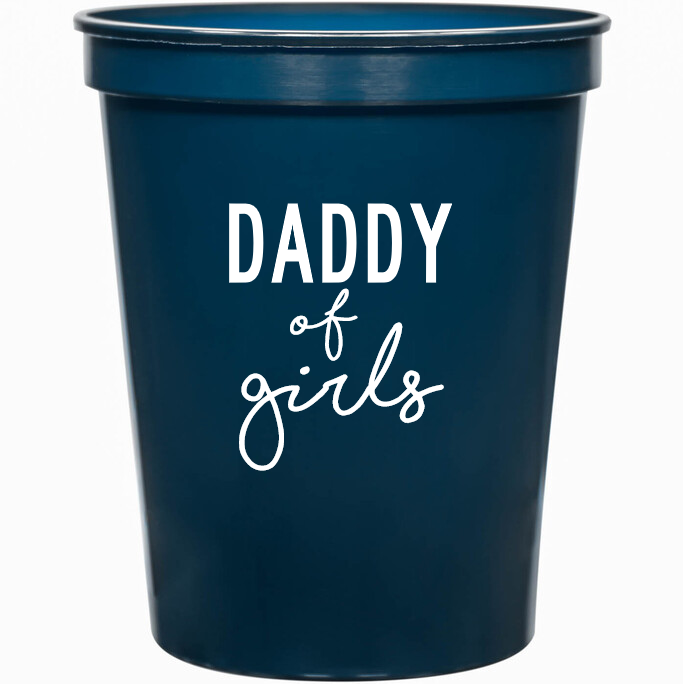 Holidays & Special Events Daddy Of Girls 16oz Stadium Cups Style 136379