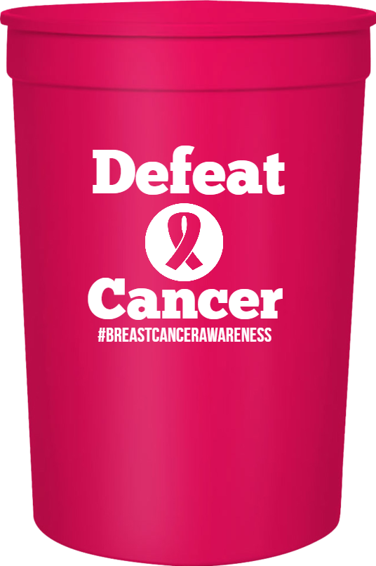 Special Events Defeat Cancer breastcancerawareness 16oz Stadium Cups Style 123362