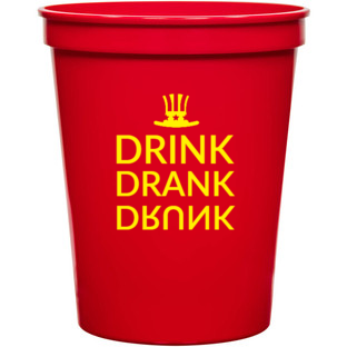 Holidays & Special Events Drink Drank Drunk 16oz Stadium Cups Style 137355