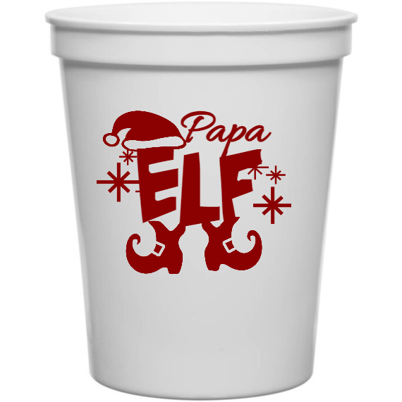 Holiday Elf Papa 16oz Stadium Cups Style 127404
