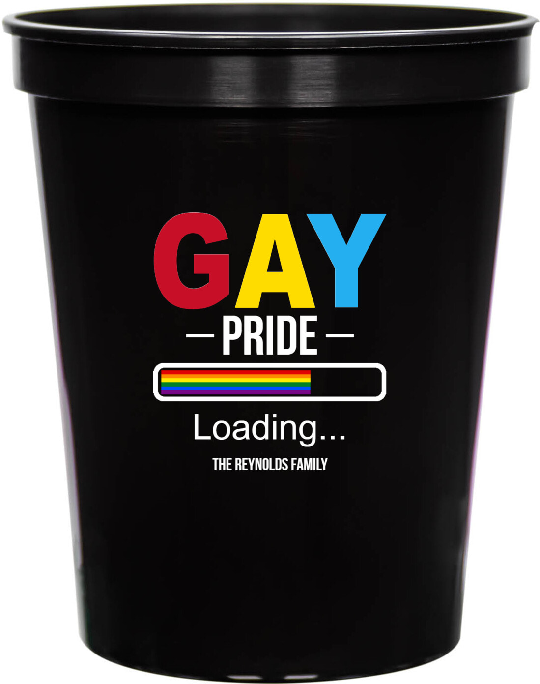 Gay Pride Loading 16oz Stadium Cups Style 173205