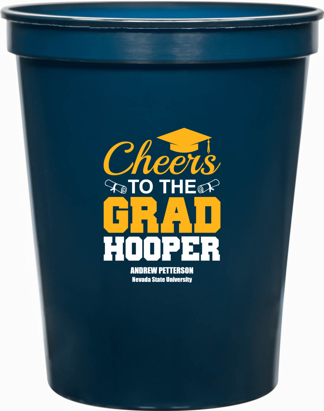 Cheers To The Grad Hooper 16oz Stadium Cups Style 172715
