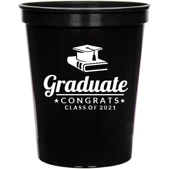 Graduation Graduate C S L F 2 1 16oz Stadium Cups Style 127334