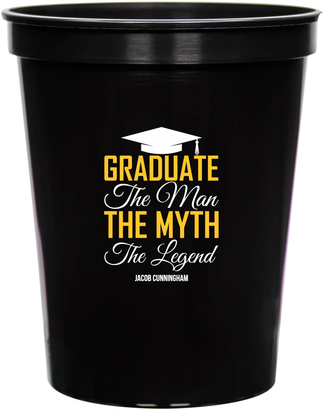 Graduate The Man The Myth The Legend Graduate 16oz Stadium Cups Style 171441