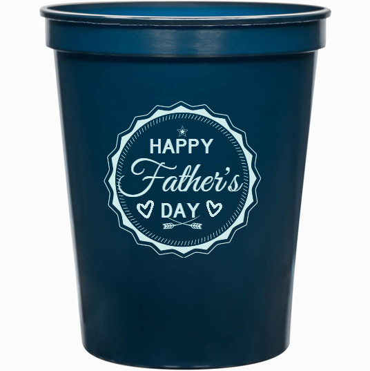 Holidays & Special Events Happy Fathers 16oz Stadium Cups Style 134977
