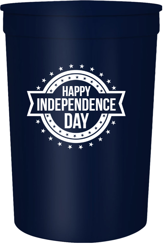 Fourth Of July Happy Independence Day 16oz Stadium Cups Style 108116