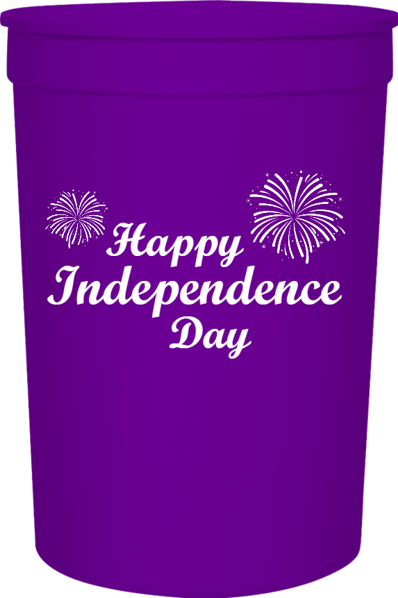 Fourth Of July Happy Independence Day 16oz Stadium Cups Style 107644