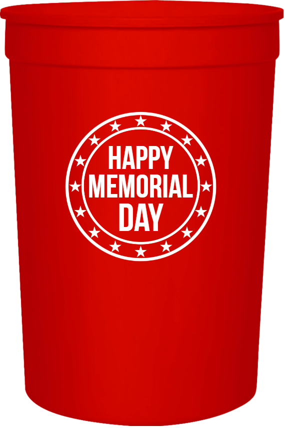 Memorial Day Happy 16oz Stadium Cups Style 106399