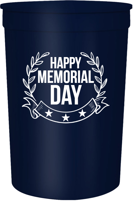 Memorial Day Happy 16oz Stadium Cups Style 106372