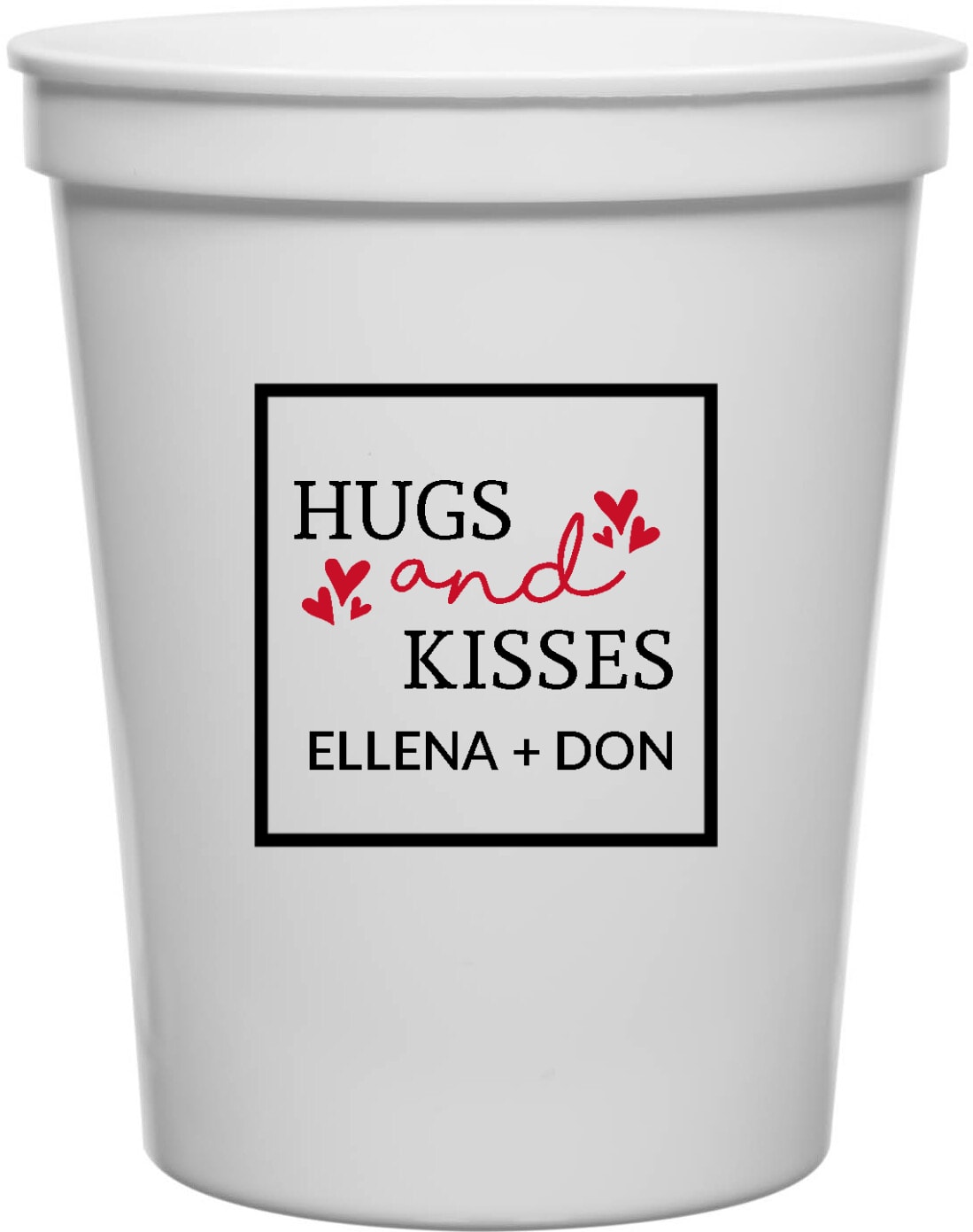 Hugs And Kisses Ellena Don 16oz Stadium Cups Style 169575