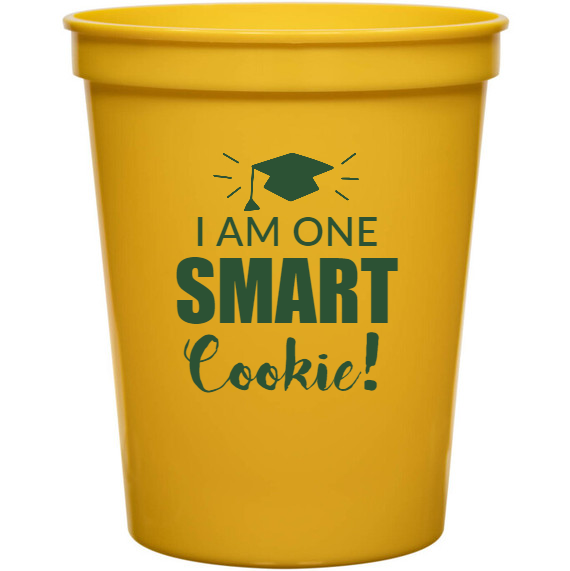 Graduation Am One Smart Cookie 16oz Stadium Cups Style 127346