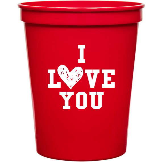 Valentines Day Ve You 16oz Stadium Cups Style 129801
