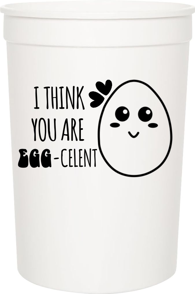 Happy Valentine's Day Think You Are Egg -celent 16oz Stadium Cups Style 101338