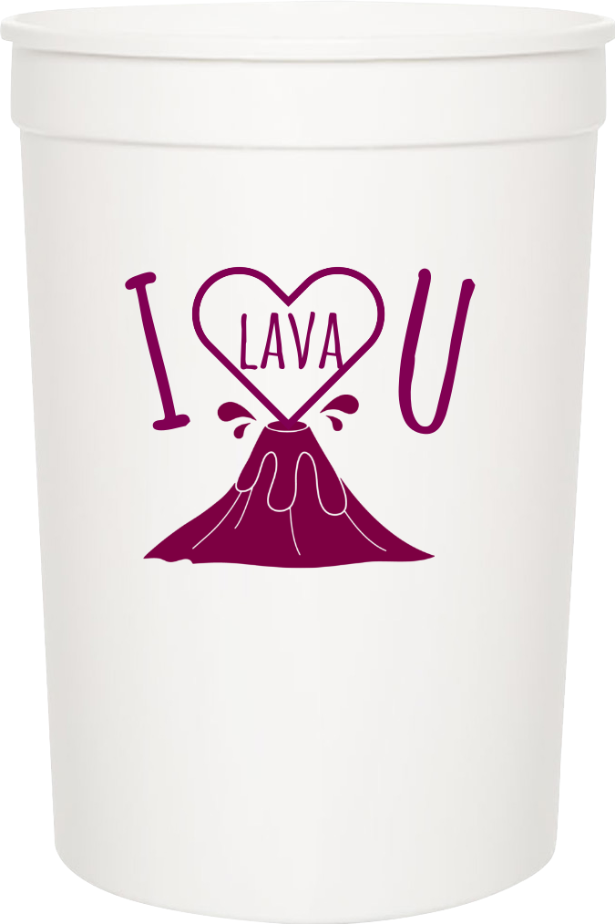 Wedding U Lava 16oz Stadium Cups Style 101473