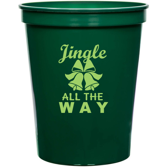 Holiday Jingle All The W 16oz Stadium Cups Style 127672