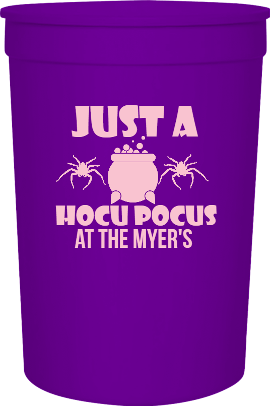 Halloween Just Hocu Pocus At The Myers 16oz Stadium Cups Style 124476