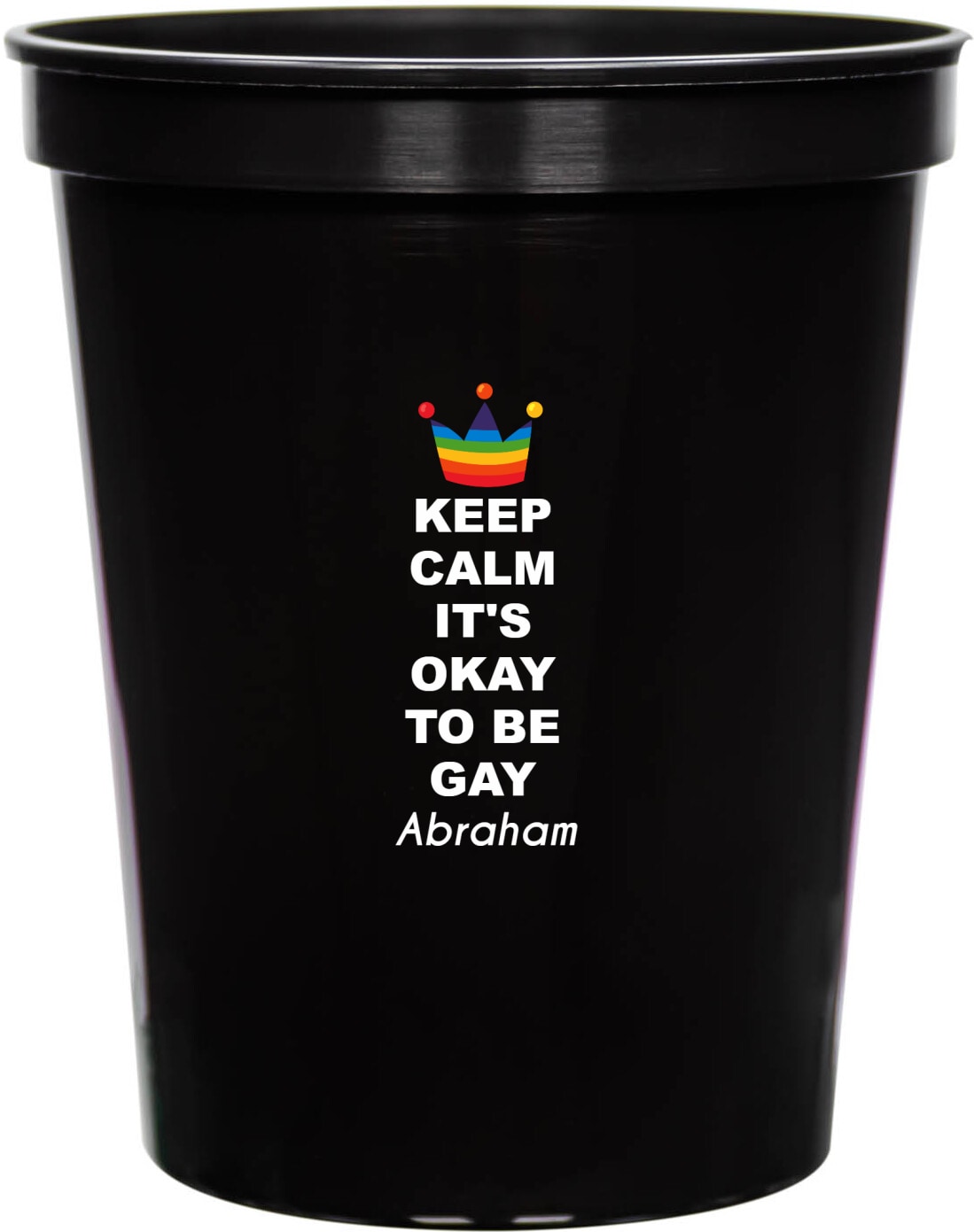 Keep Calm It's Okay To Be Gay 16oz Stadium Cups Style 173549