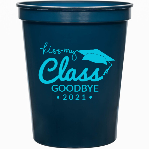 Graduation Kiss My Class Goodbye 2 1 16oz Stadium Cups Style 127337