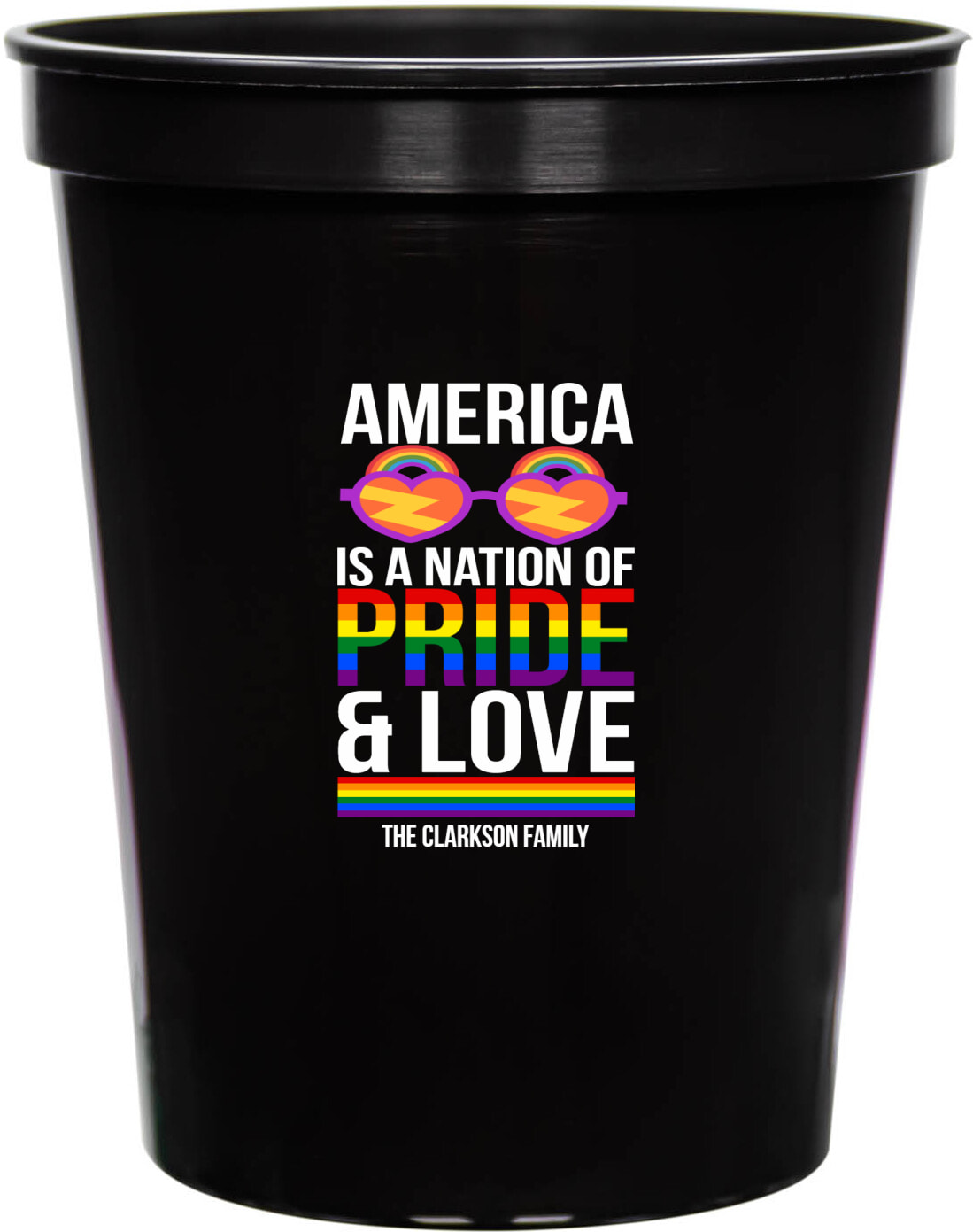 America Is Nation Pride And Love Of 16oz Stadium Cups Style 173244