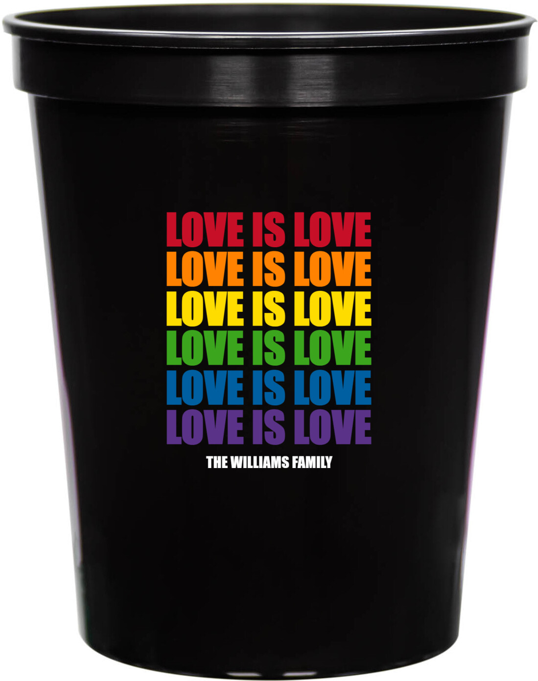 Love Is Love 16oz Stadium Cups Style 173235