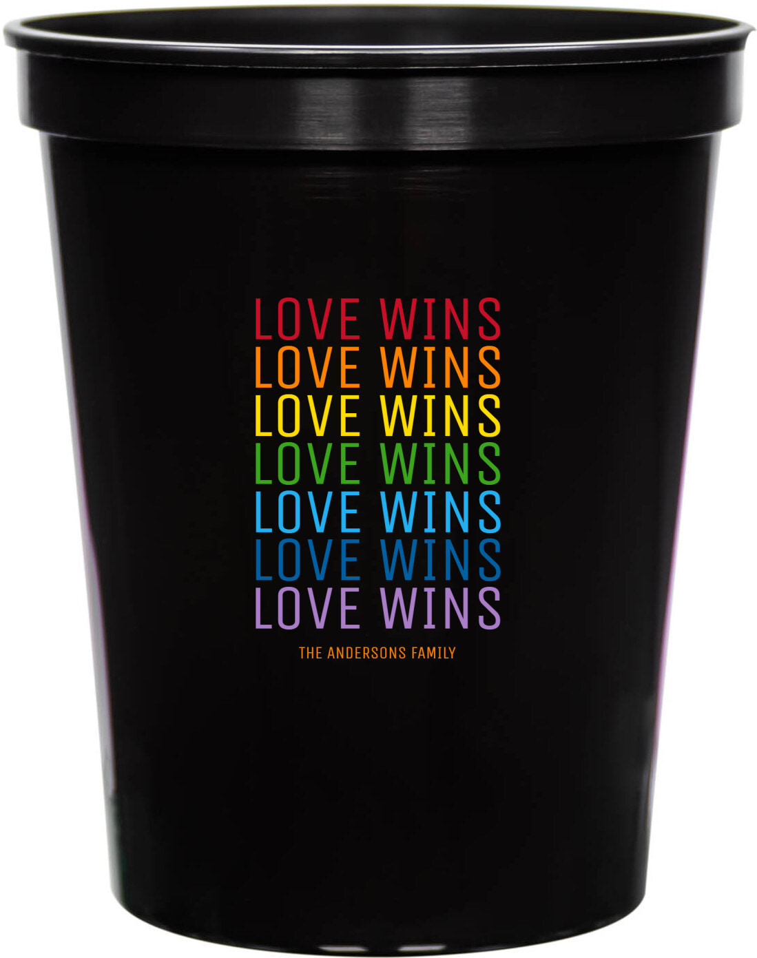 Love Wins 16oz Stadium Cups Style 173366