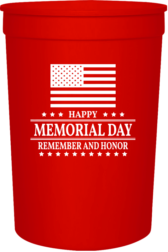 Memorial Day 16oz Stadium Cups Style 106019