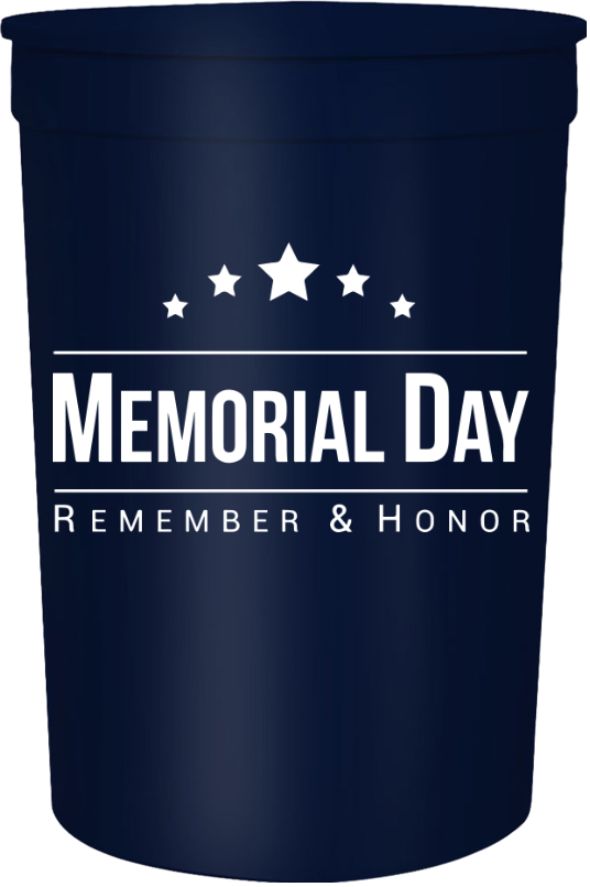 Memorial Day 16oz Stadium Cups Style 106017
