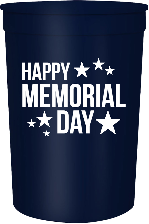 Memorial Day Happy 16oz Stadium Cups Style 106416