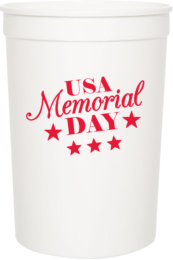 Memorial Day Usa 16oz Stadium Cups Style 106474