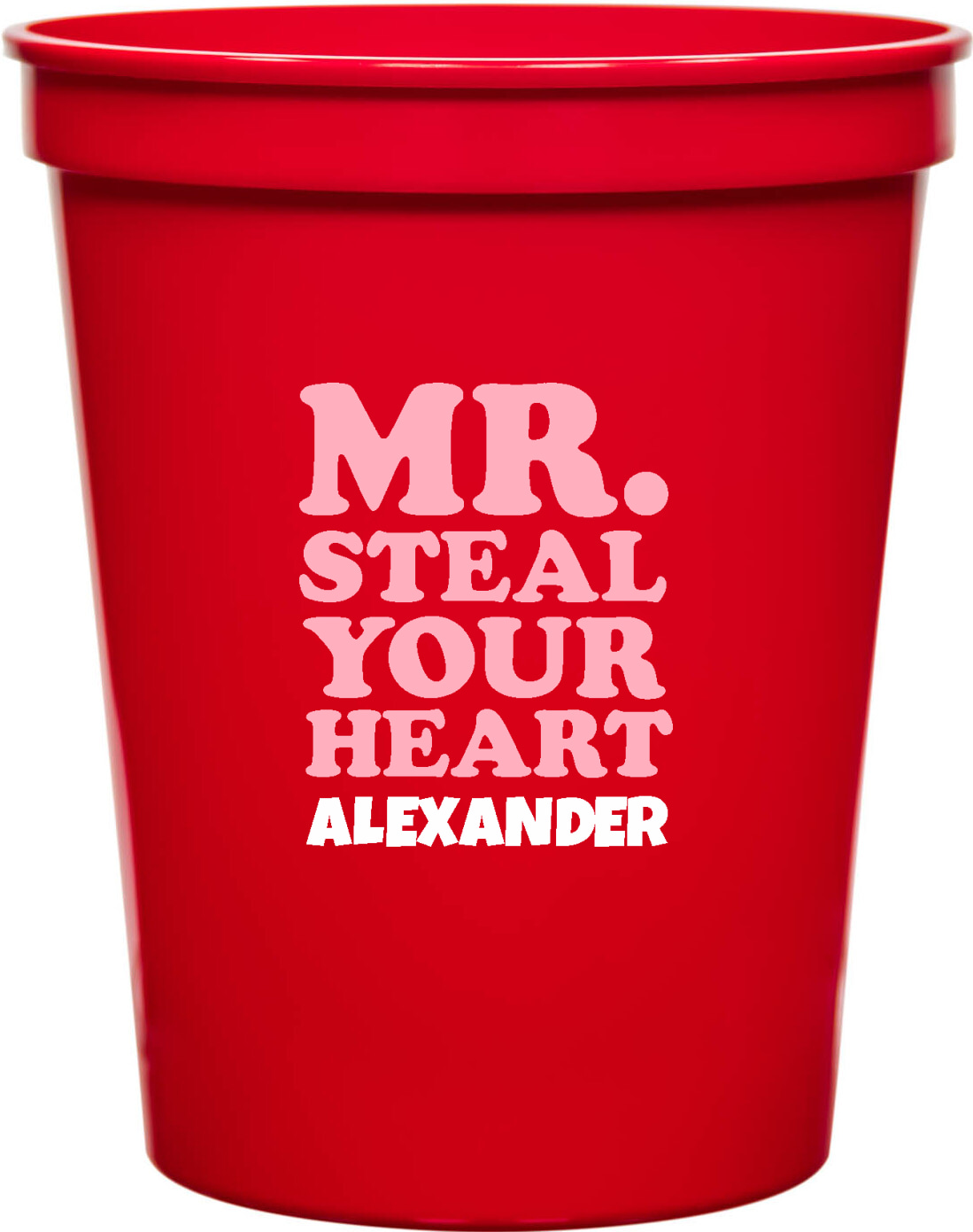 Mr Steal Your Heart Alexander 16oz Stadium Cups Style 169586