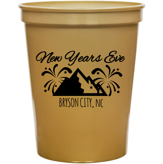 Holiday New Years Eve Bryson City Nc 16oz Stadium Cups Style 127317