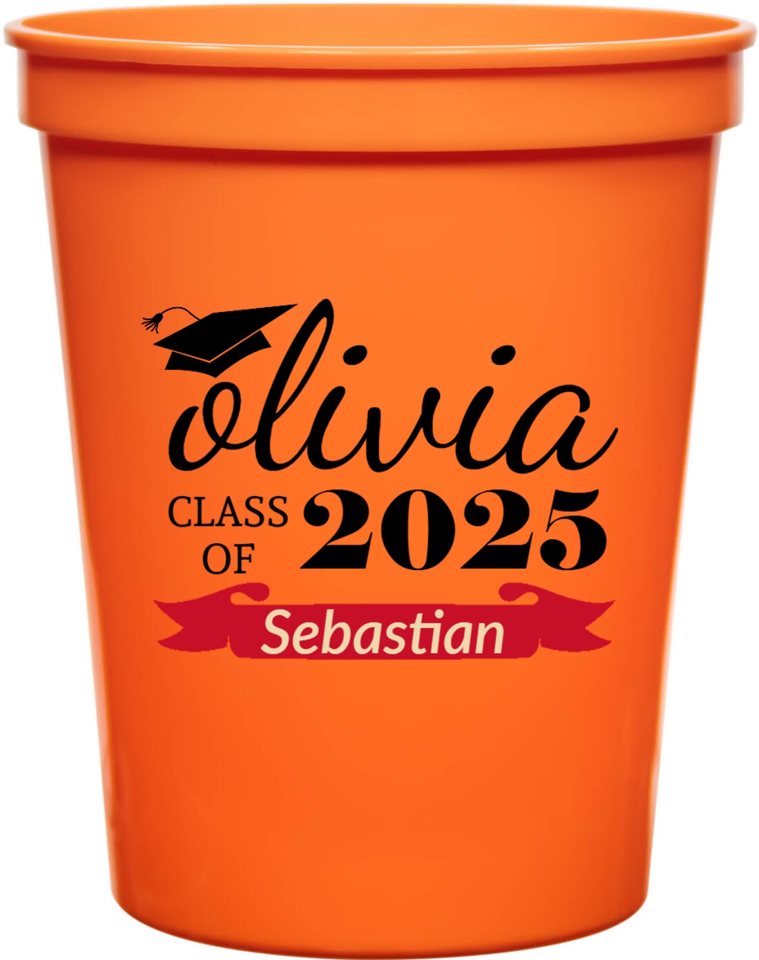 Olivia Class Of 2025 16oz Stadium Cups Style 172446