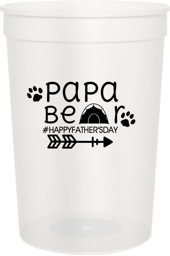 Father's Day Papa Be happyfathersday 16oz Stadium Cups Style 119557