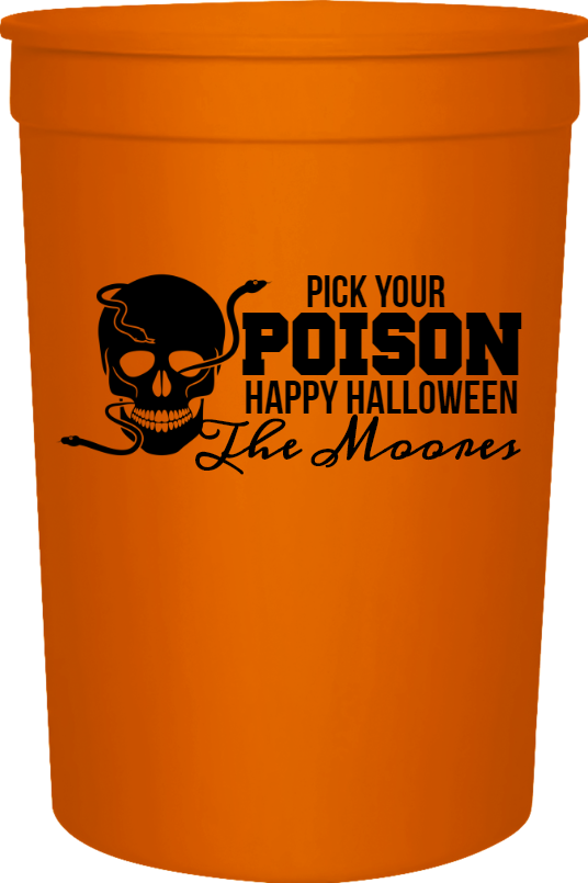 Halloween Poison Pick Your Happy The Moores 16oz Stadium Cups Style 124469