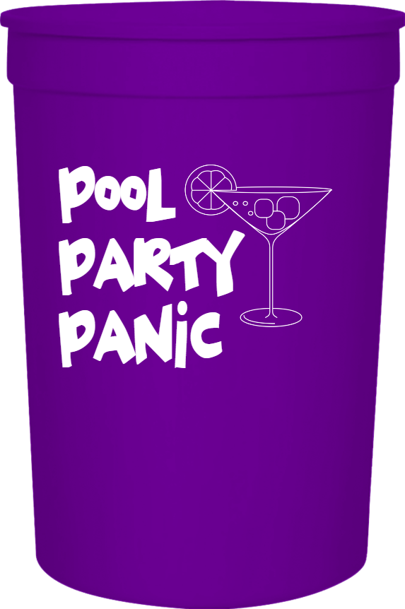 Pool Party PoolPartyPanic 16oz Stadium Cups Style 107251