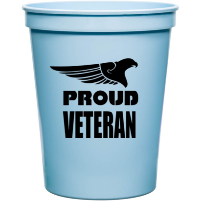 Memorial Day Proud Veteran 16oz Stadium Cups Style 135404