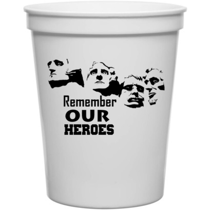Memorial Day Remember Heroes Our 16oz Stadium Cups Style 135402